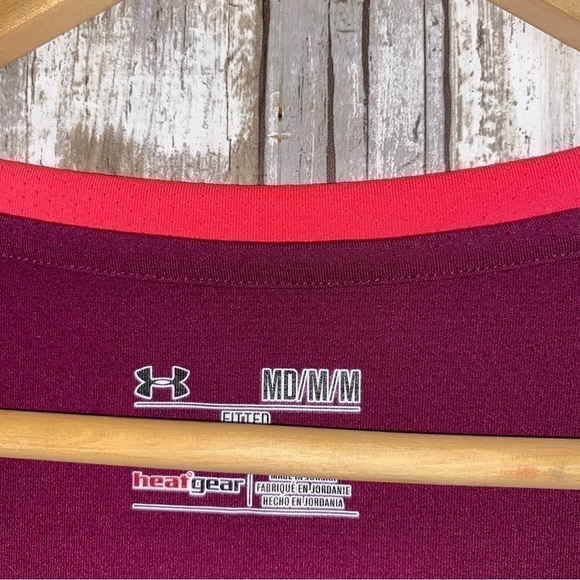 Under Armor Purple Fitted Tee - Picture 5 of 5